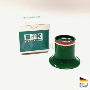 Monocolo da orologiaio prefessionale plastica verde Sternkreuz Germany watch - Picture 1 of 1