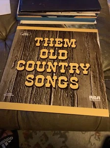 Them Old Country Songs (RCA, 2 LPs, 1972) Compilation Traditional Country Artist - Picture 1 of 8