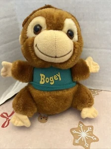 DE COLECCIÓN 1981 SELLO BOGEY MONO ORANGUTÁN CAMISA CUENTOS MUÑECA DE PELUCHE FIGURA - Imagen 1 de 5