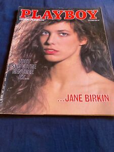 Playboy 107 Octobre 1982 Cover Jane Birkin; TBE