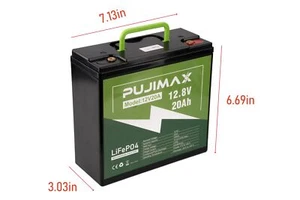 NEW LiFePO4 Lithium Battery For Radio Scooter 12V 7Ah 89.6Wh  2000+ Deep Cycles - Picture 1 of 6