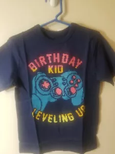Children's Place Birthday Video Game Graphic Tee Size XS (4 ) - Picture 1 of 4
