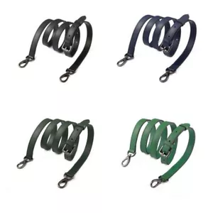 Bandolera de hombro de cuero genuino de repuesto bolso cartera correa 130 cm - Imagen 1 de 15