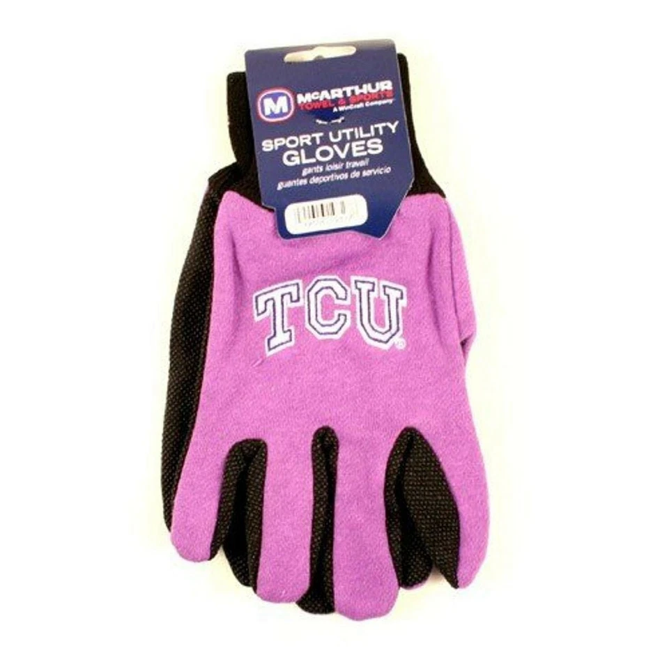 NCAA TCU Horned Frogs Two-Tone Gloves, Purple/Black - Imagem 1 de 1