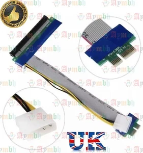 Flexible Flat Cable PCIe PCI Express 1x To 16x Extender Riser PCI-E 20cm Ribbon - Afbeelding 1 van 12