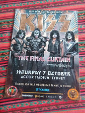 KISS - 2023 Australia Tour - SYDNEY - LAST EVER AUS SHOW - Laminated Tour Poster