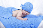Knitting Pattern Copy 2453.    Baby Hat & Blanket.  Aran