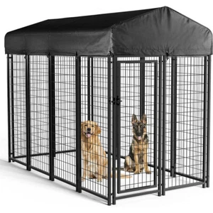 Heavy Duty Dog Kennel Pet Welded Metal Playpen Large Animal Cage Outdoor Indoor - Picture 1 of 16
