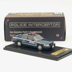 Rollin 1:64 Ford CVVictoria Crown NYPD/LAPD coche de policía diecast juguetes modelos regalo - Imagen 1 de 18