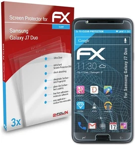 atFoliX 3x Screen Protector for Samsung Galaxy J7 Duo clear - Picture 1 of 8