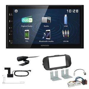 Kenwood DMX129DAB Autoradio für KIA Soul II matt schwarz ab 2014 - Bild 1 von 5