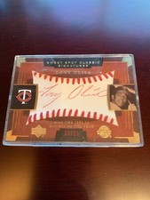 2004 Upper Deck Sweet Spot Classic Signatures Red Ink 22/25 Tony Oliva Autograph