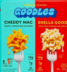 Goodles Mac & Cheese Variety, Cheddy Mac & Shella Good, 6 Ounce (Pack of 8) - Picture 1 of 6