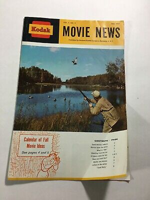 Eastman Kodak Movie News Booklet Fall 1959 Hunting  • 9.05€