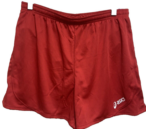 Pantaloncini donna Asics running taglia large rossi nuovi allenamento atletico casual