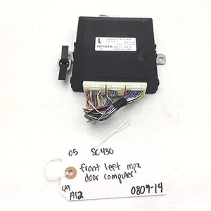  02-05 LEXUS SC430 FRONT DOOR LEFT DRIVER MODULE MPX OEM COMPUTER 89223-24010 - Picture 1 of 3