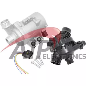 COMPLETE New Electric Engine Water Pump and Thermostat Kit for BMW 1 3 5 Series - Picture 1 of 7