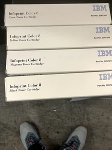 Genuine Lexmark IBM Infoprint Color 8 Printer Toner Set CMYK - Picture 1 of 2