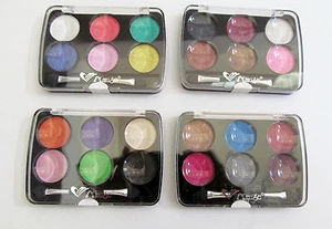 6 Color Eye Shadow Makeup Palette Cosmetic New Eyeshadow  Set Brush Mirror - Picture 1 of 5