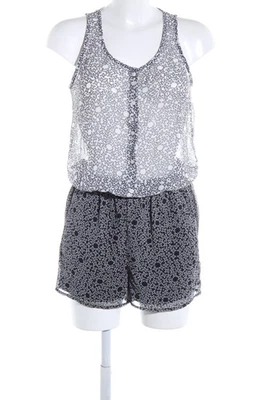 MEXX Mono Mujeres Pantalón Talla EU 36 blanco-gris claro-negro look casual - Imagen 1 de 4