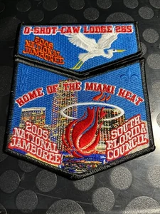 OA O-SHOT-CAW LODGE 265 2005 NATIONAL JAMBOREE TWO PIECE SET BV - Picture 1 of 1