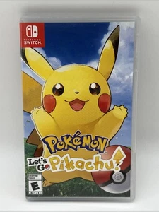 Pokemon Let's Go Pikachu - Nintendo Switch Original Game & Case - Picture 1 of 4