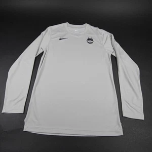 UConn Huskies Nike Dri-Fit Long Sleeve Shirt Men's Gray Used - Picture 1 of 5