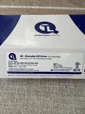 Q-tran Dimmable LED Driver (5 In 1 Dimming)Model QZ-30-UNV/24+PH/010-WH - Image 1 of 4