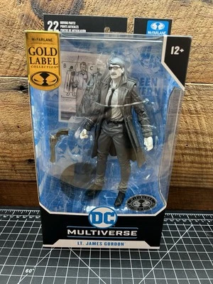 McFarlane Lt James Gordon Platinum Edition SEALED Action Figure Batman Year One - Image 1 of 4