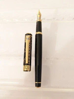 Pluma Estilográfica GT Picasso Negra De Colección Nos - Acero F Flex Nuevo en Caja Foto 1 de 4