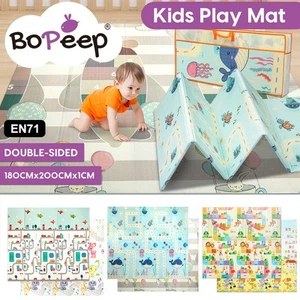 Bopeep Kids Play Mat Baby Crawling Pad Floor Foldable XPE Foam Non-slip 1.8x2m - Picture 1 of 53