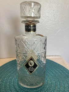 OLD GRAND-DAD VINTAGE 4/5 Quart 100 Proof Liquor DECANTER Bottle with Stopper - Picture 1 of 11