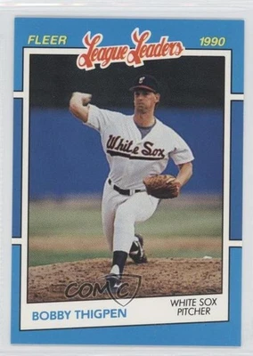 1990 Fleer Baseball's League Leaders Box Set Bobby Thigpen #39 - Image 1 of 2