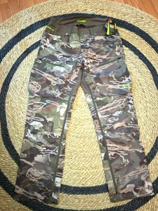 Under Armour Ridge Reaper Softershell Forest Camo Hunting Pants-L - Picture 1 of 1