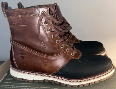 Timberland мужчин Britton Hill RBR носок LT коричневый кожаные ботинки TB0A1JT9 размер 10,5 - Изображение 1 из 4