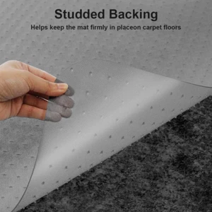 Chair Mat Carpet Hard Floor Protectors PVC Home Office Room Mats 120x90 cm - Picture 1 of 17