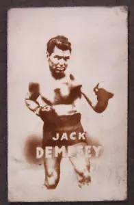 1948 JACK DEMPSEY Boxing Champions #8 Topps Magic Photo trading card - Picture 1 of 4
