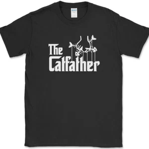 T-Shirt DER KATZENVATER lustig Tierliebhaber Vatertag Humor Shirt - Bild 1 von 10