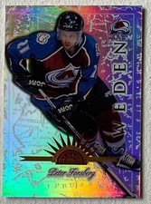 1997-98 Leaf  Hockey International Ice Sweden /250 Peter Forsberg #3 Colorado