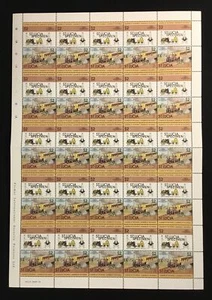 ENGLISH COLONIES ST. LUCIA - -2 SH. OF 50 =SPECIMEN=RAILROAD ** VF @1 - Picture 1 of 2