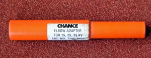 ADAPTADOR DE CODO HUBBELL CHANCE T403-0856 PARA 15, 25, 35 KV - Imagen 1 de 7