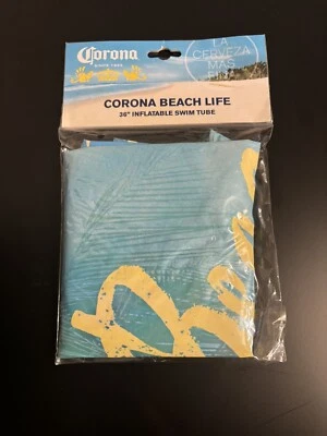 Corona Beach Life 36" Inflatable Swim Tube Brand New Sealed Water Float Tube Foto 1 de 2