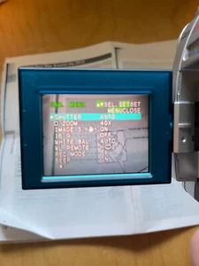 Canon ZR10 Digital Camcorder MiniDV - Works But Problems With Tape Slot/Parts - Picture 1 of 6