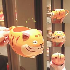 New 2022 China Tiger Year Starbucks14oz Cute Tiger Stretch Ceramic Mug