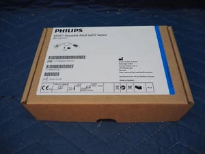 Philips Ref. M1191T Wiederverwendbarer SpO2 Soft-Sensor für Erwachsene Neu in Fabrikverpackung - Bild 1 von 3