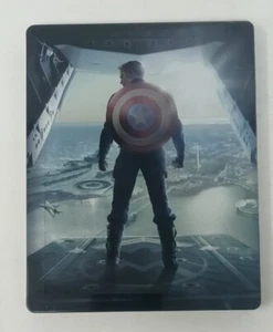 Captain America The Winter Soldier 3D+2D Blu-Ray Steelbook Uk Exclusive - Picture 1 of 5