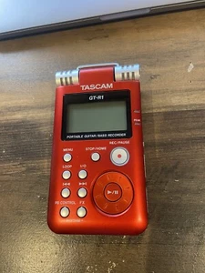 TASCAM GT-R1 Red Portable Guitar Bass Recorder Pre Owned Tested Working - Picture 1 of 7