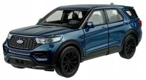 Welly 2023 Ford Explorer blau Maßstab 1:34 1:39 4,5 Zoll US EINFUHRZÖLLE BEZAHLT - Bild 1 von 12