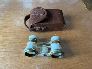 Vintage USSR Soviet Binocular with Zoom Theater Opera With Leather Case - Picture 1 of 4