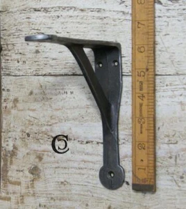 6” x 6” Antique Iron Square Penny End Gallows Bracket – Single Shelf Bracket - Picture 1 of 1